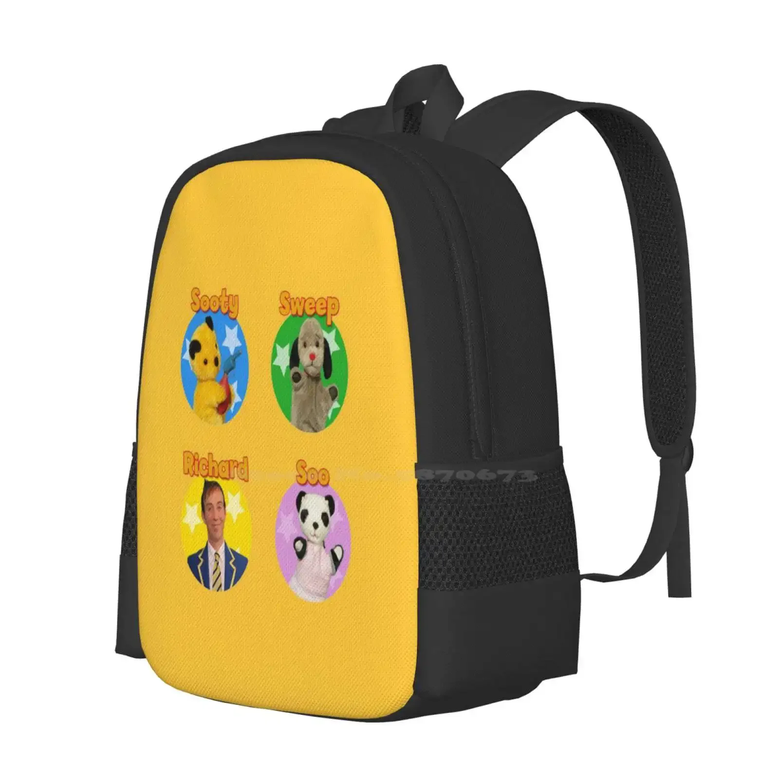 Sooty And Sweep Stickers Hot Sale Schoolbag Backpack Fashion Bags The Show  And Sweep Show Sweep AndSooty