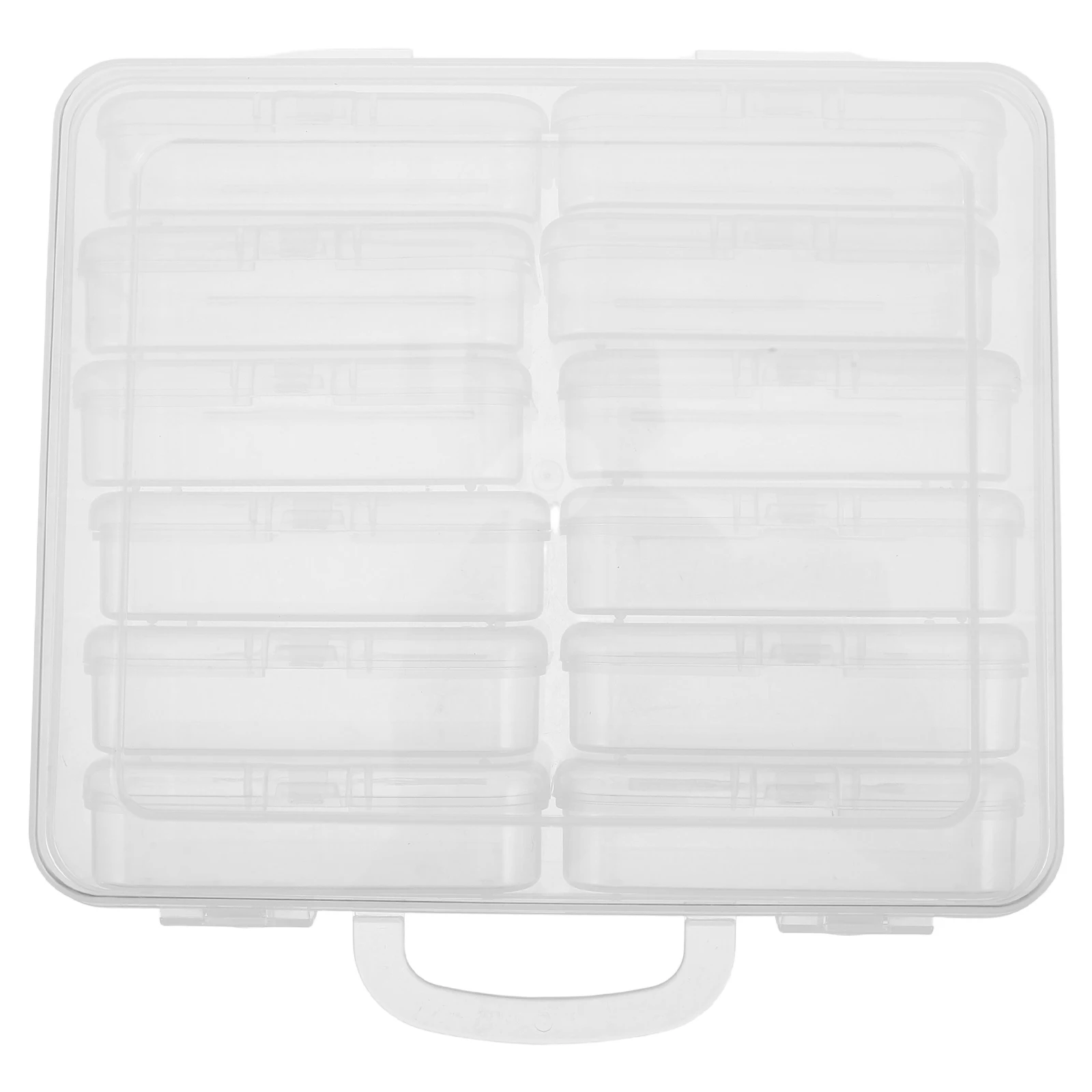 

Large Capacity Clear Plastic Jewelry Box With Lid Multi Compartment Storage Organizer For Rings Earrings Necklaces Bracelets