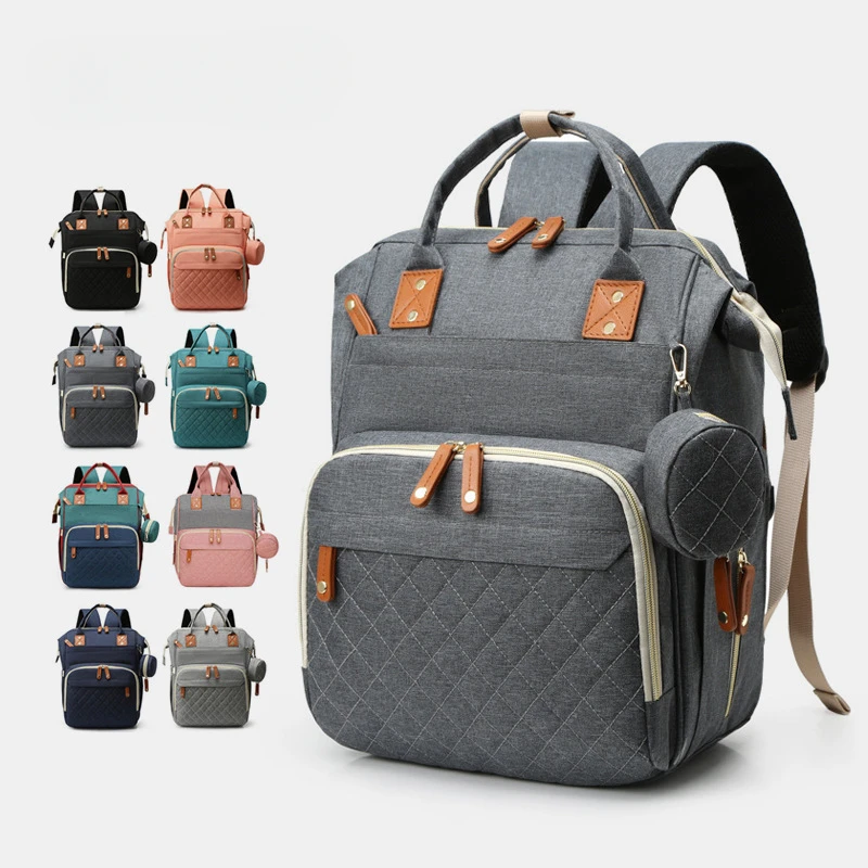 

New Mummy Bag Diaper Bag Baby Care Large Capacity Mom Backpack Mummy Maternity Wet Bags Waterproof Baby Pregnant Nappy Backpack