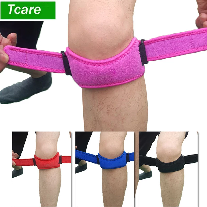 

Tcare 1Pcs Fashion Patella Tendon Strap Knee Pain Relief & Patella Stabilizer for Jumpers Knee, Running, Tennis Osgood Schlatter