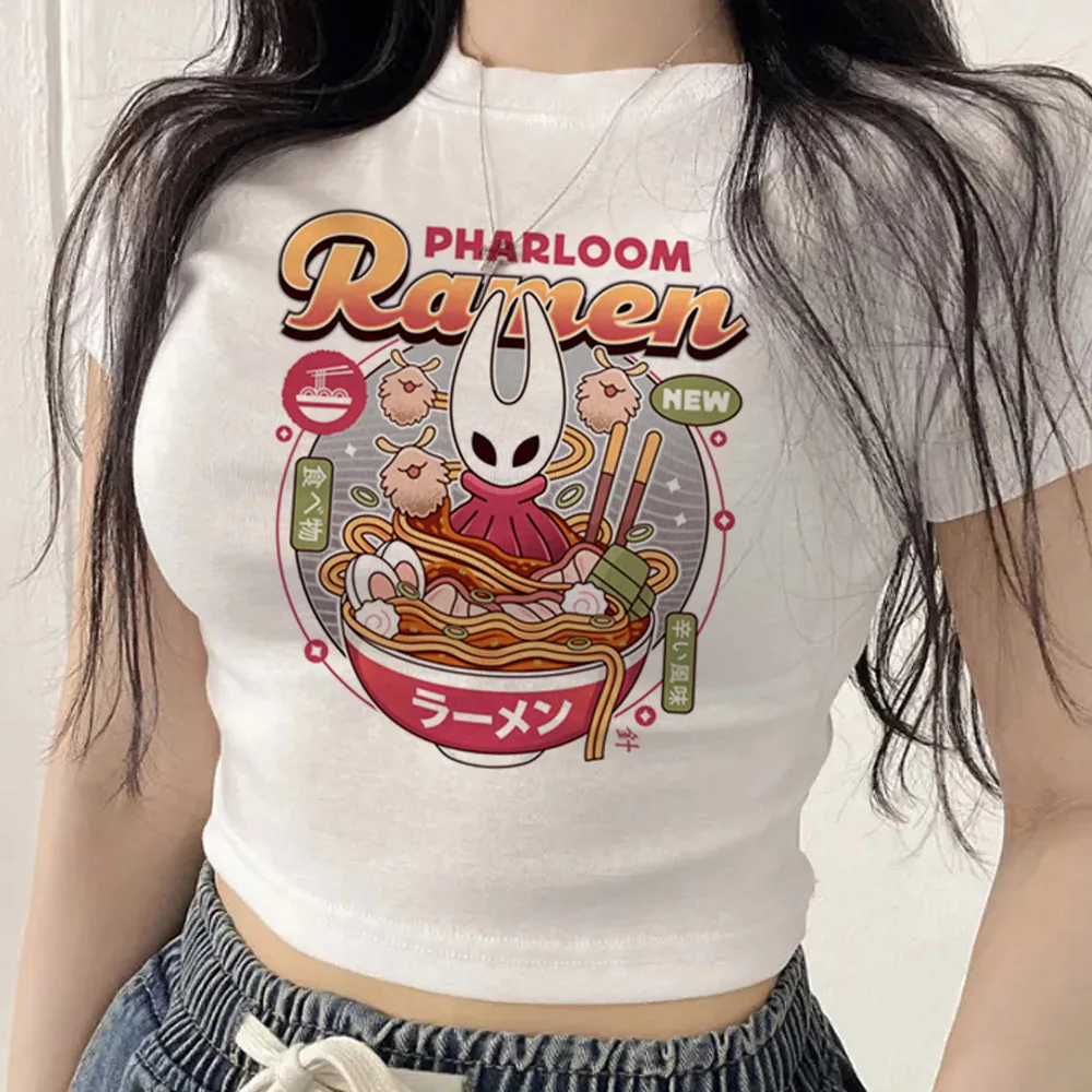 Hollow Knight cropped top ladies summer clearance sales meme scene  t-shirt jojifuku cute japanese