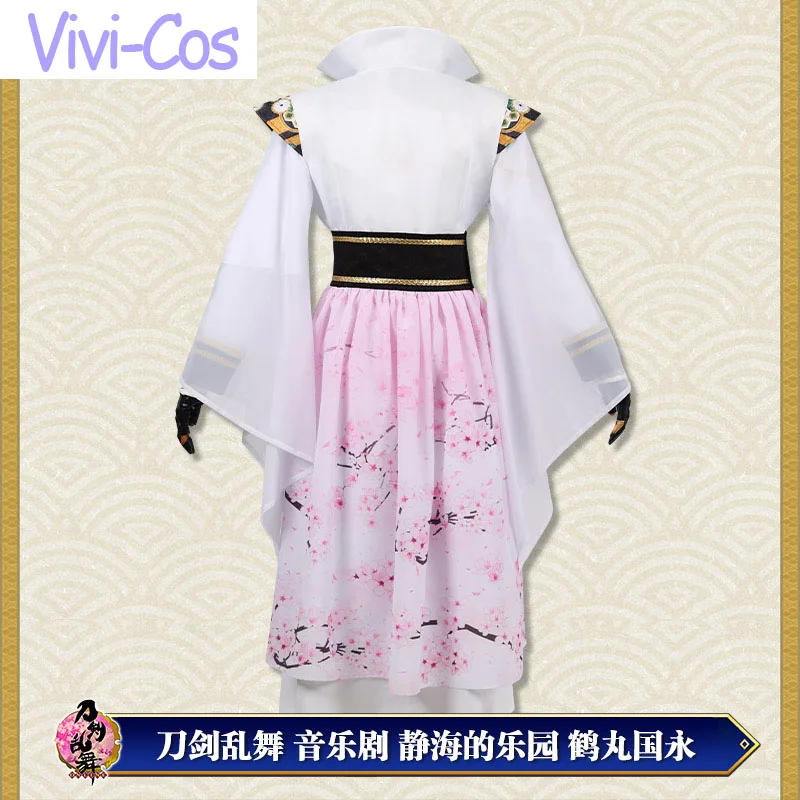 Vivi-Cos Game Touken Ranbu Online Tsurumaru Kuninaga Gorgeous Suit Cosplay Costume Halloween Role Play Party New S-XXXL