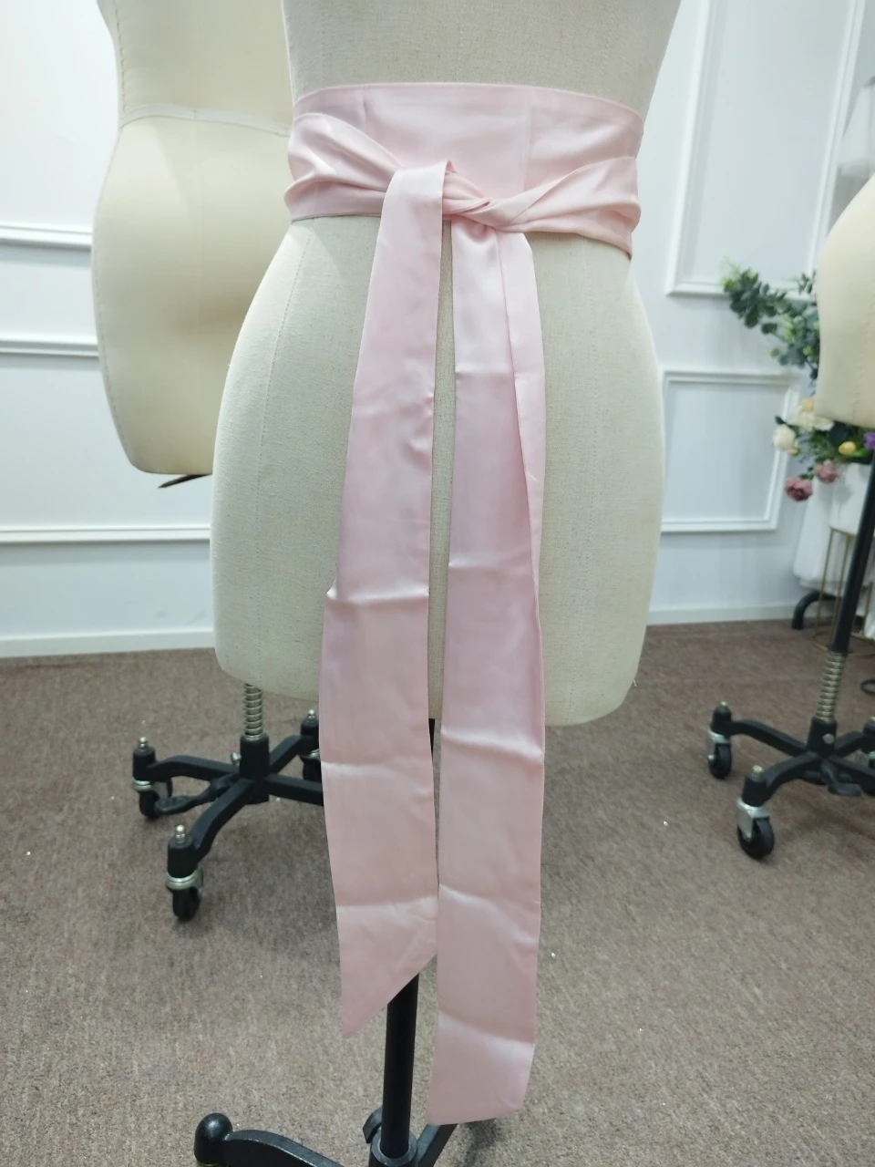 2026 Pink White Wedding Bridesmaid Dress Sash Simple Satin Belts For Prom Party Gown Women Skirt Accessories view 2