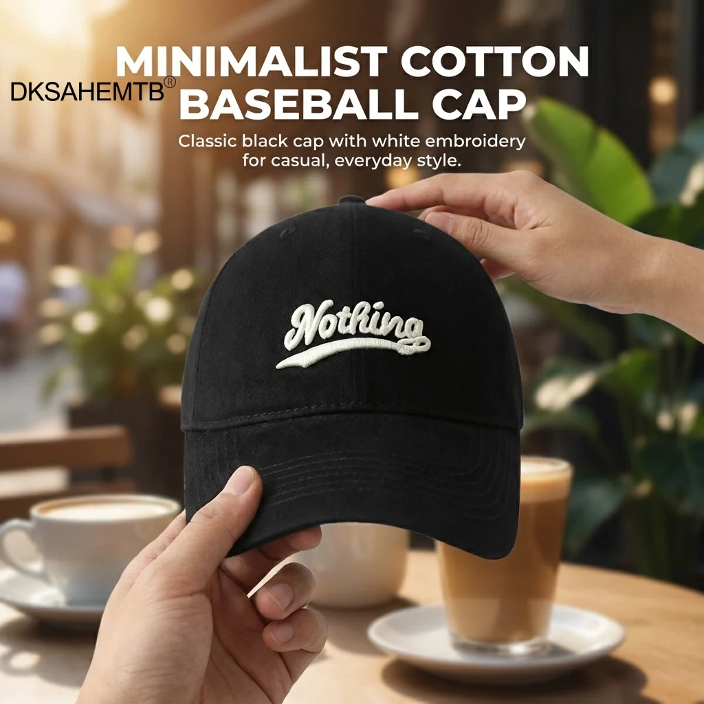 

Women Baseball Cap Korean Letter Design Sun Protection All Season Outdoor Sports Adjustable Fit Cotton Polyester Casual Hat