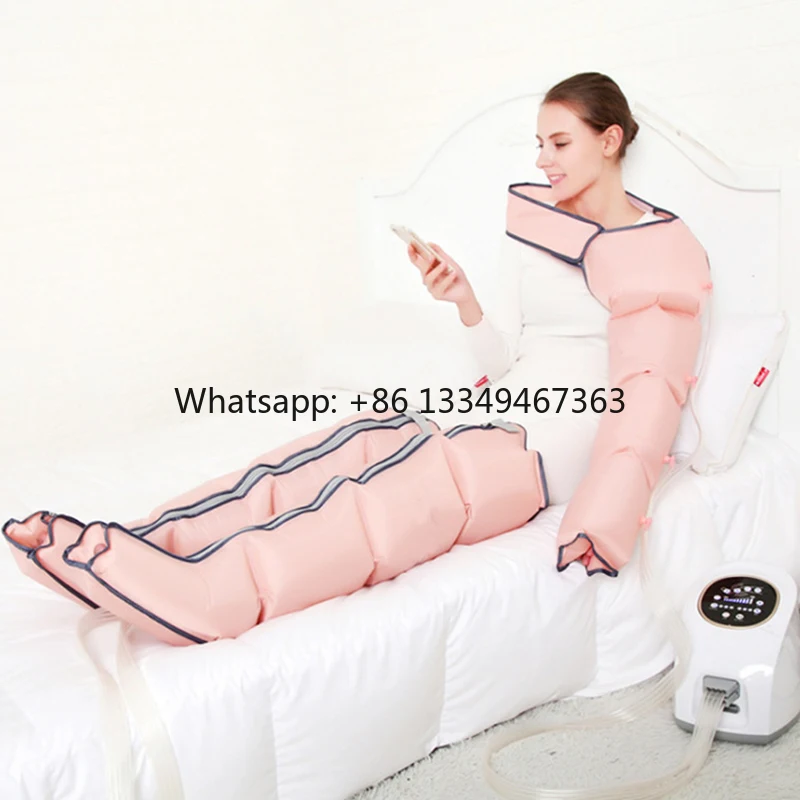 2026 Professional Wireless Air Compression Leg Massager 3 Modes 10 Intensity Levels 20-200mmhg Pressure Physiotherapy Muscle
