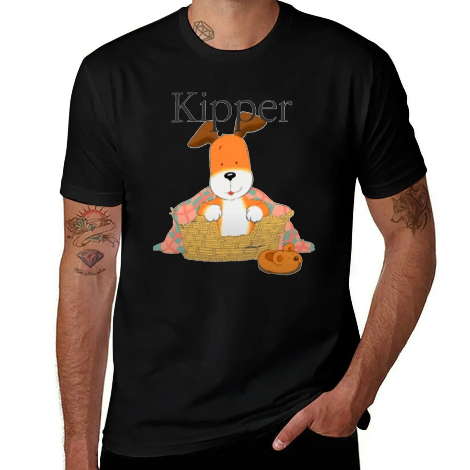Kipper The Dog - Retro Children T-Shirt anime customizeds T-shirts man plus size clothes oversized t shirts for men