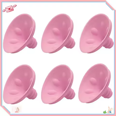 Silicone Flange Inserts for 24mm Electric Breast Pumps Shield Skin-friendly Nipple Tunnel Narrow Connector Feeding Essential