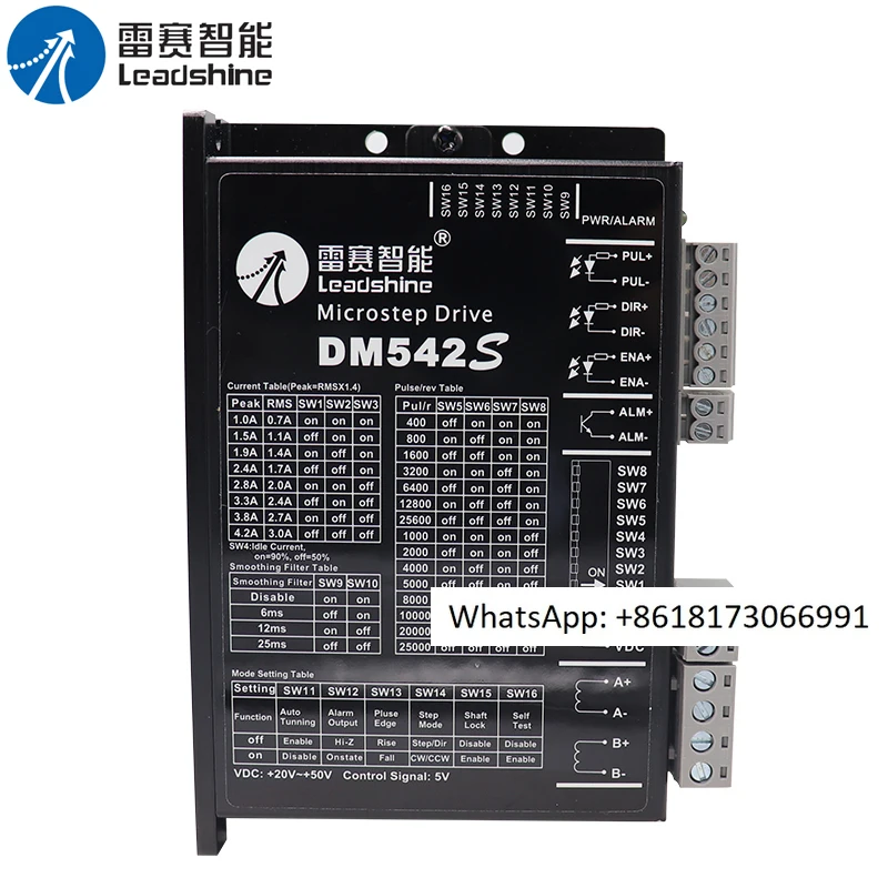 

Lei Sai подлинный 57 шаговый двигатель контроллер привода DM422S DM542S DM556S DM1882S