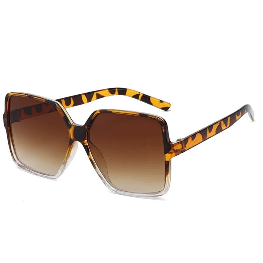 نظارات شمسية كلاسيكية جديدة بإطار كبير عصرية لتخسيس الوجه للجنسين مناسبة لجميع المواسم