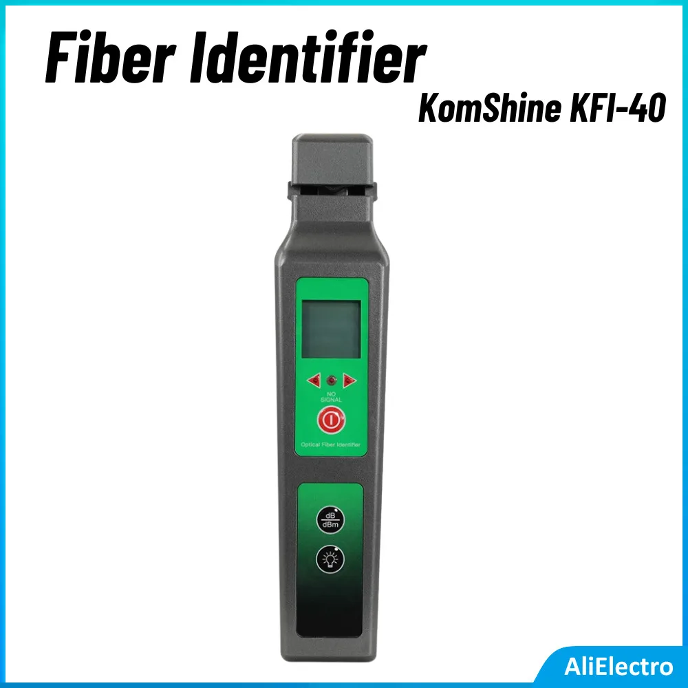 KFI-40 Live Fiber Optical Identifier Komshine KFI-40 With LED Display Identifying Direction Break Checker FTTH Testing Tool