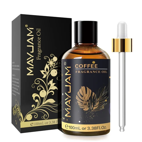 MAYJAM 100ml con aceite esencial cuentagotas para difusor café mandarín lavanda jazmín eucalipto para velas aromáticas perfumadas