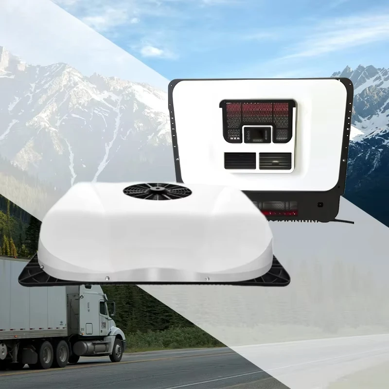 New Direct Current Universal Portable Mini Hidden Electric 24V/12V Radiator Parking Air Conditioner For Truck/RV