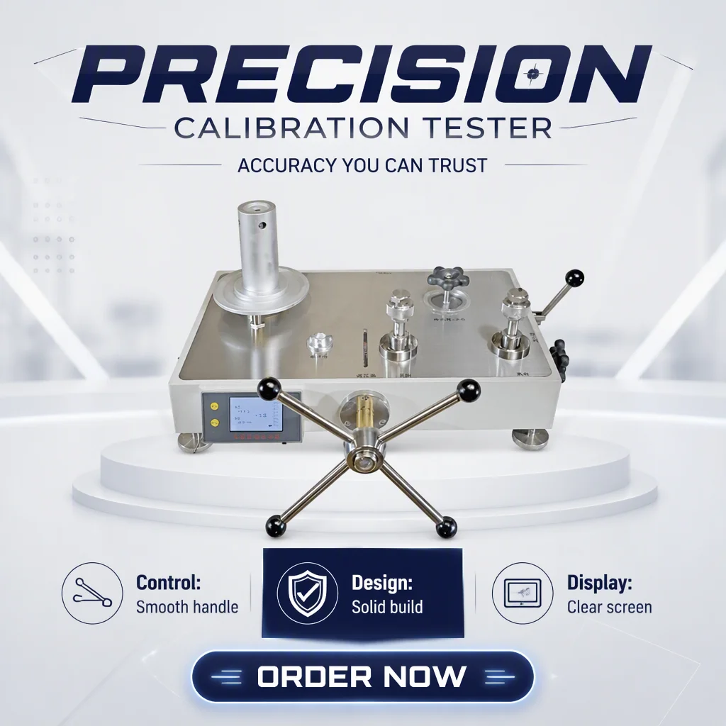 High Accuracy Hydraulic Oil Piston Digital Dead Weight Tester Pressure Calibrator Calibration Testing Instrument 600bar