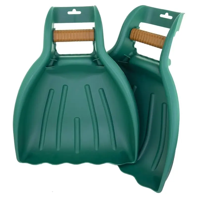 ABMH-Sturdy Ergonomic Grip Leaf Scoops And Leaf Rake Claws, Reusable Debris Garden Rake Grabbers For Lawn Grass Removal