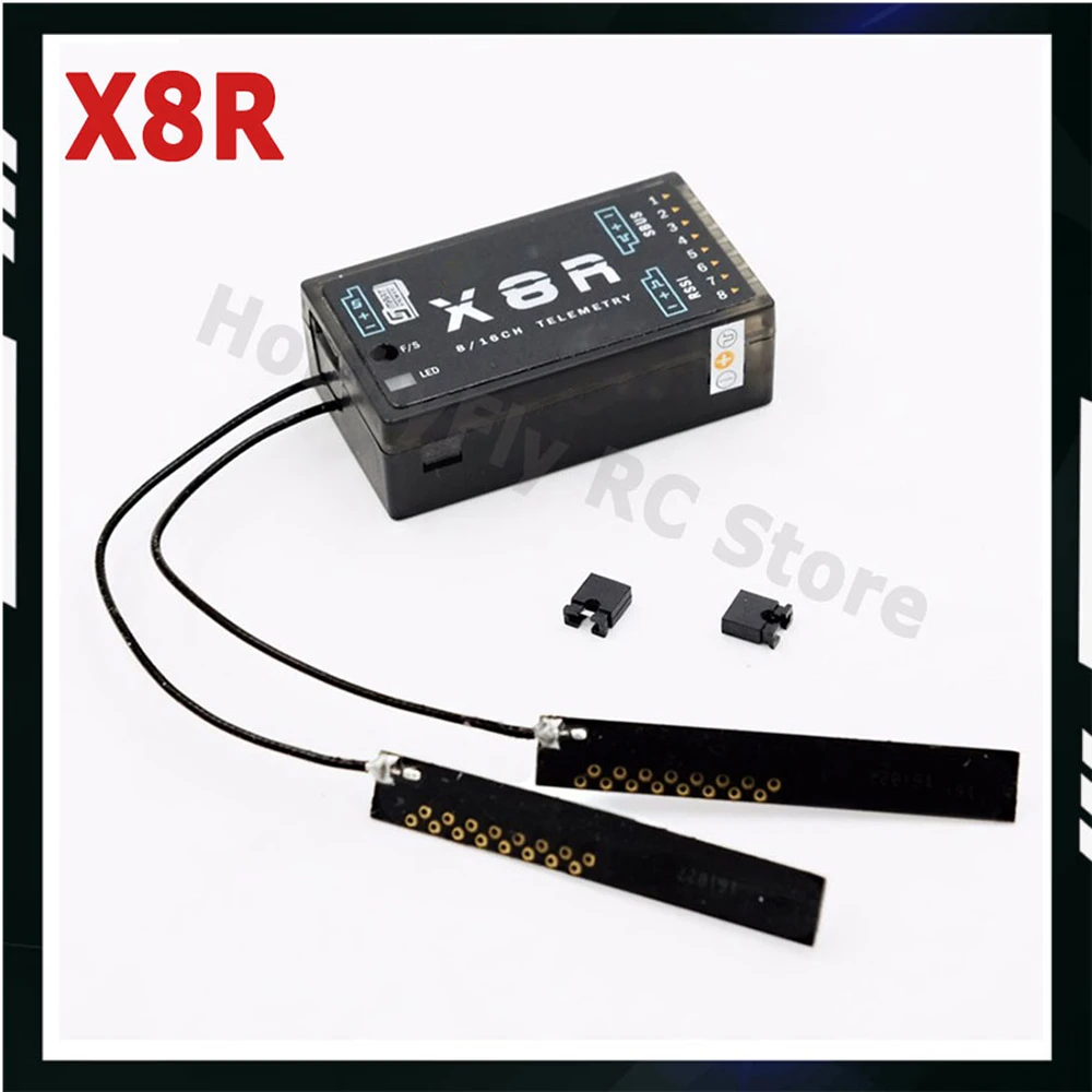 

FR X8R Receiver 8/16CH Telemetry For RC Quadcopter Multicopter Compatible with X7 X9D X12S transmitter