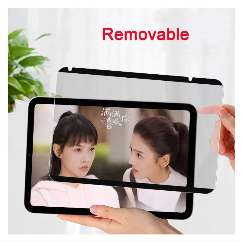 Removable Magnetic Privacy Film For New iPad A16 11th 10th 7/8/9th Gen Air 5 4 M2 M3 11 13 inch Mini 6 7 A17 Pro 11 13 12.9 