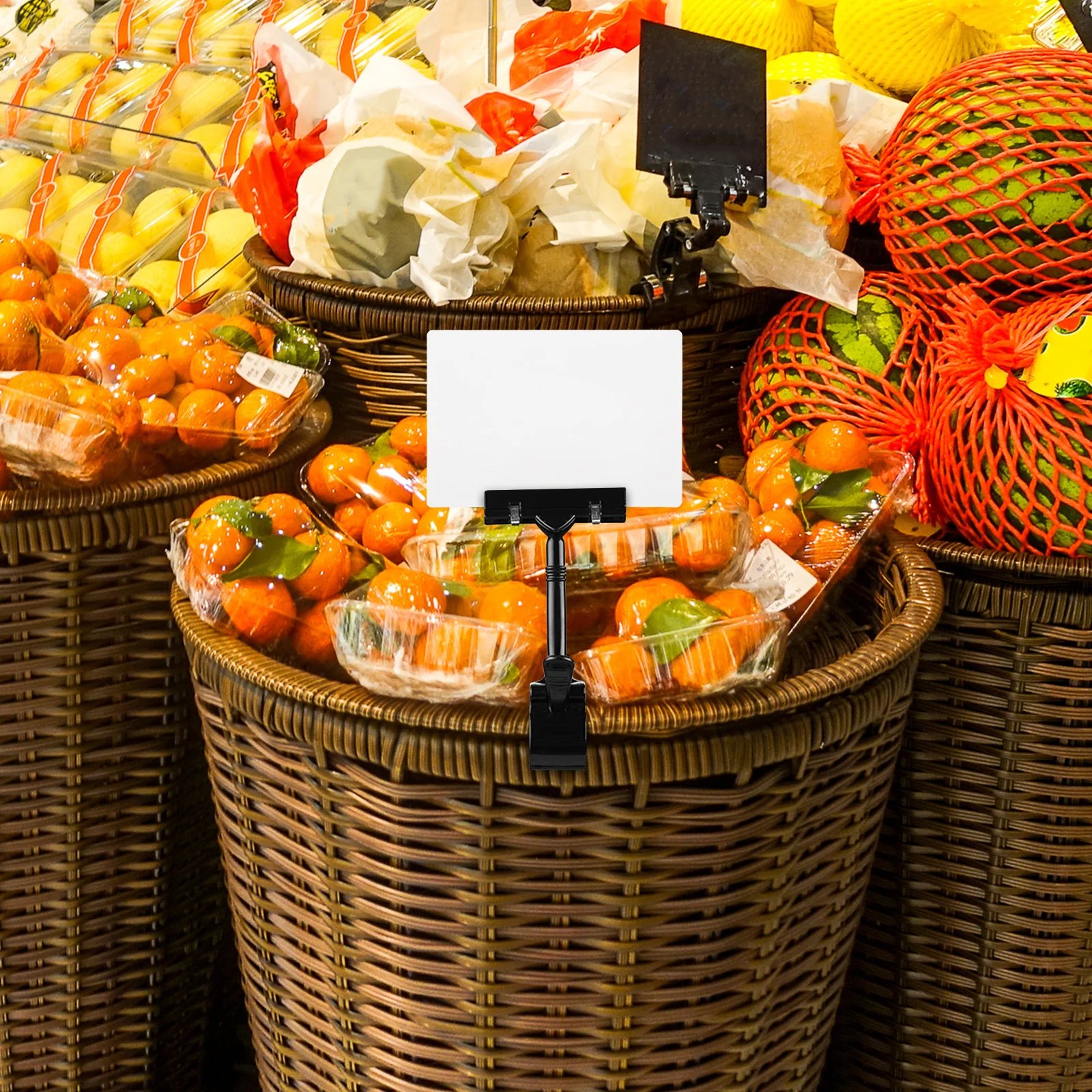 

10pcs Dry Erase Whiteboard Reusable Pvc Display Board For Restaurants Bakeries Supermarkets Offices Classrooms Signage