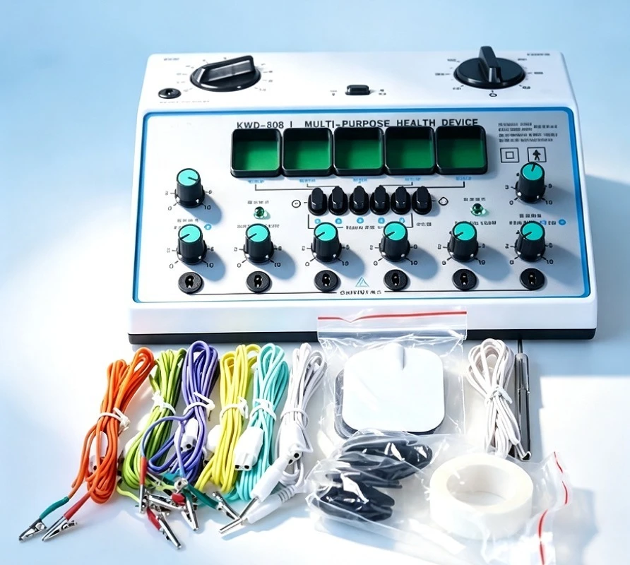 KWD-808I 6-Channel Electroacupuncture Device, Multi-Wave Pulse Stimulator for Pain Relief & Meridian Therapy