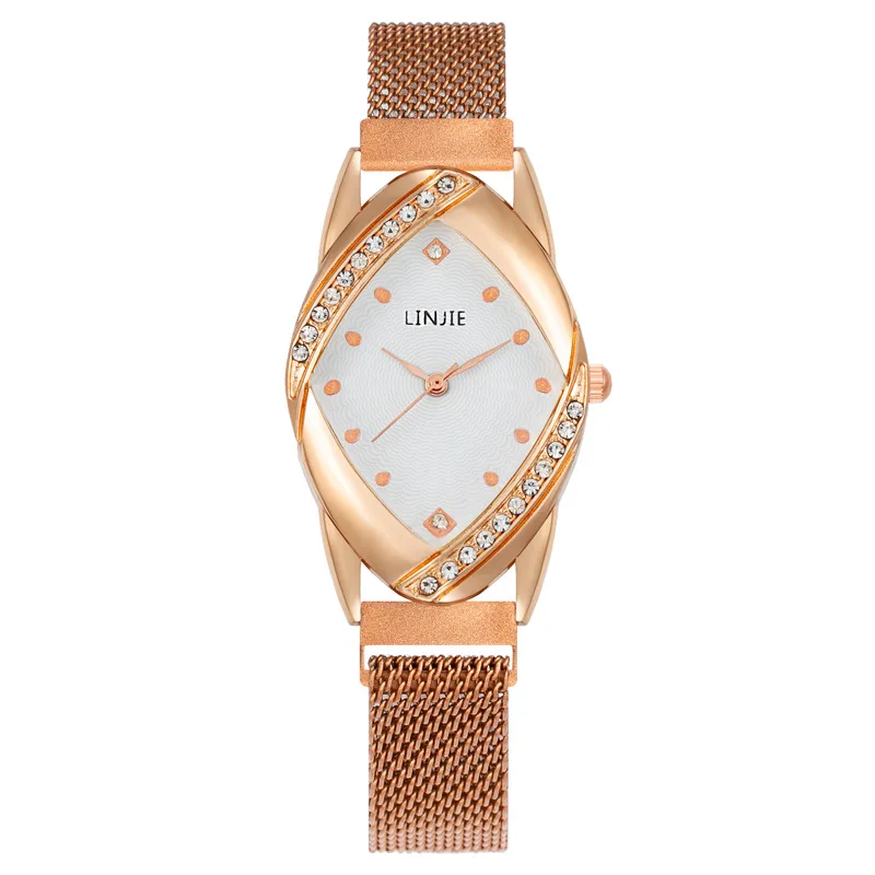 Women's Quartz Watch Fashion Diamond Encrusted Watch Movement Popular Female Watches Casual Ladies Watch Daily Wear Girl Gifts
