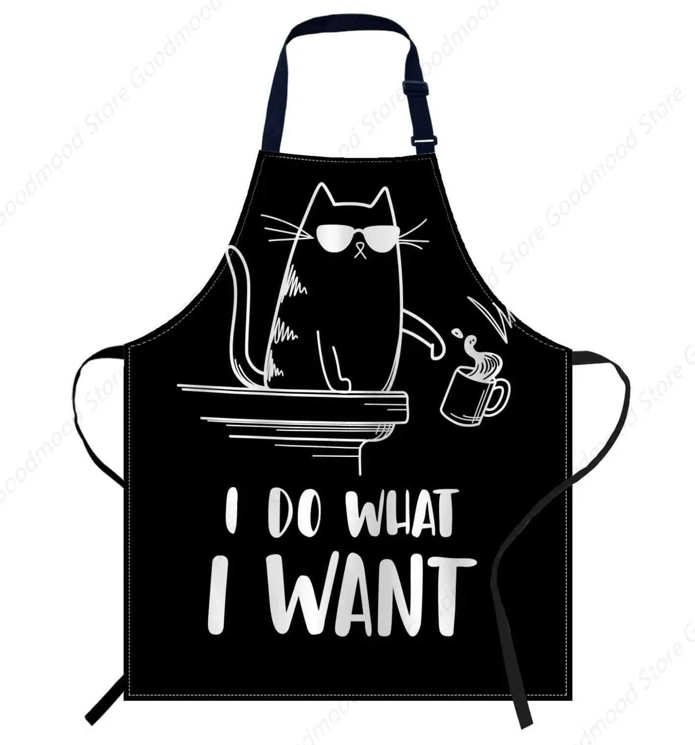 

I Do What I Want Apron Adjustable Bib Chef Aprons Cooking Apron Unisex Women Men Aprons Perfect for Home Kitchen, Baking