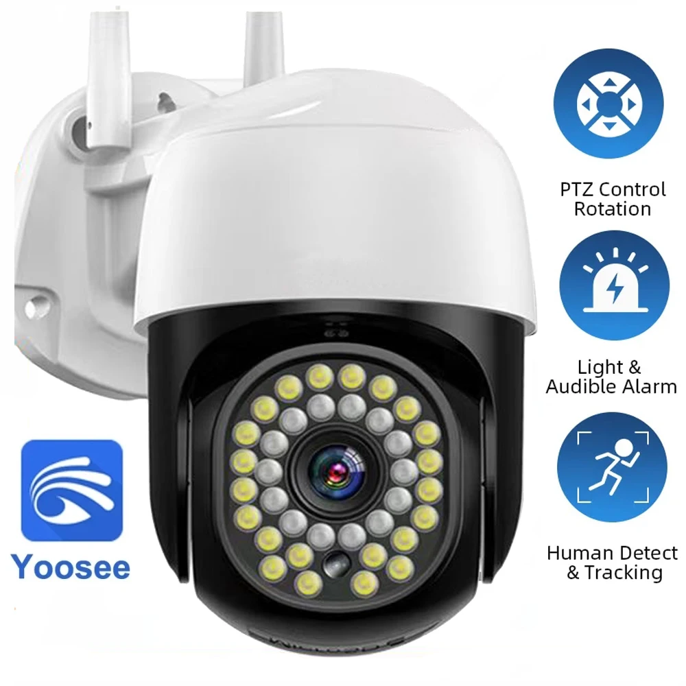 

Yoosee 5MP WiFi Camera PTZ IP Security Camera 2MP Humanoid Detection Auto Tracking Intelligent Smart Home Safety Alarm Push CCTV