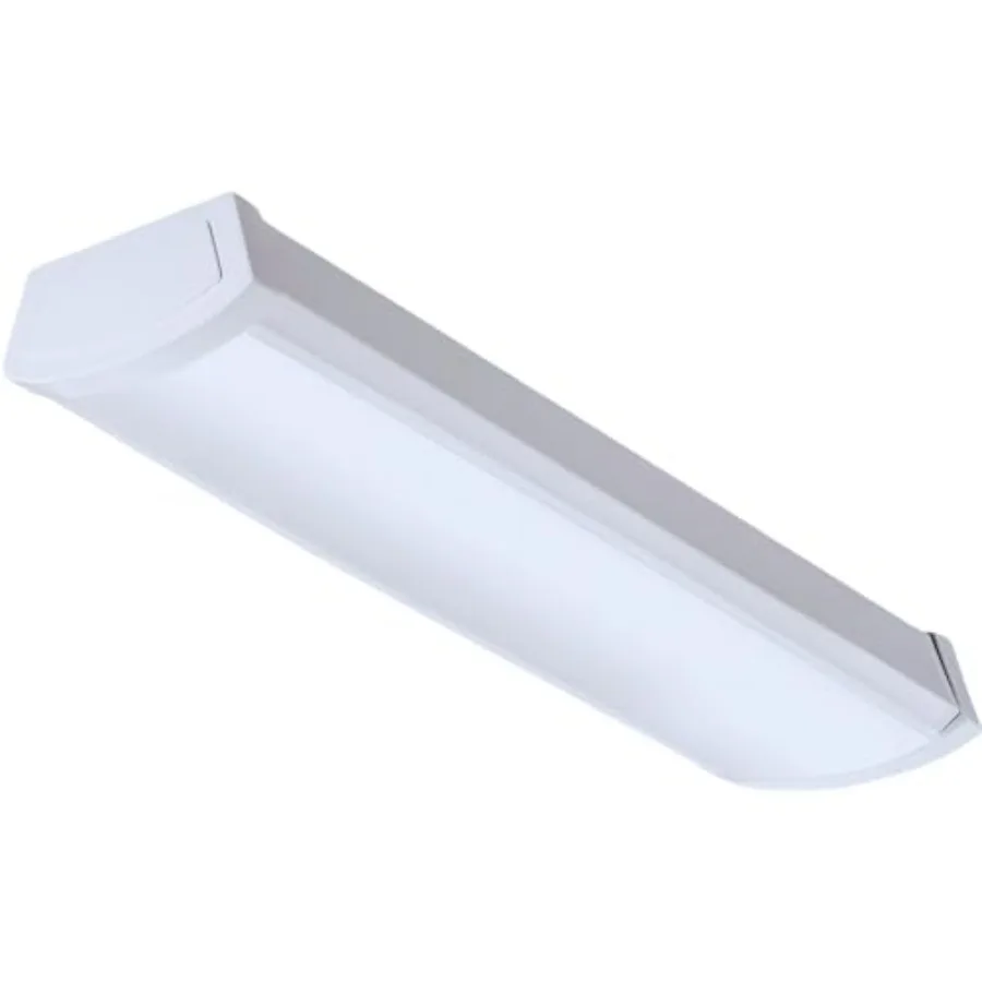 2' Low-Profile LED Wraparound Light Fixture, 4000K, LED Flush Mount Ceiling Light, Color Temperature, FMLWL 24 840