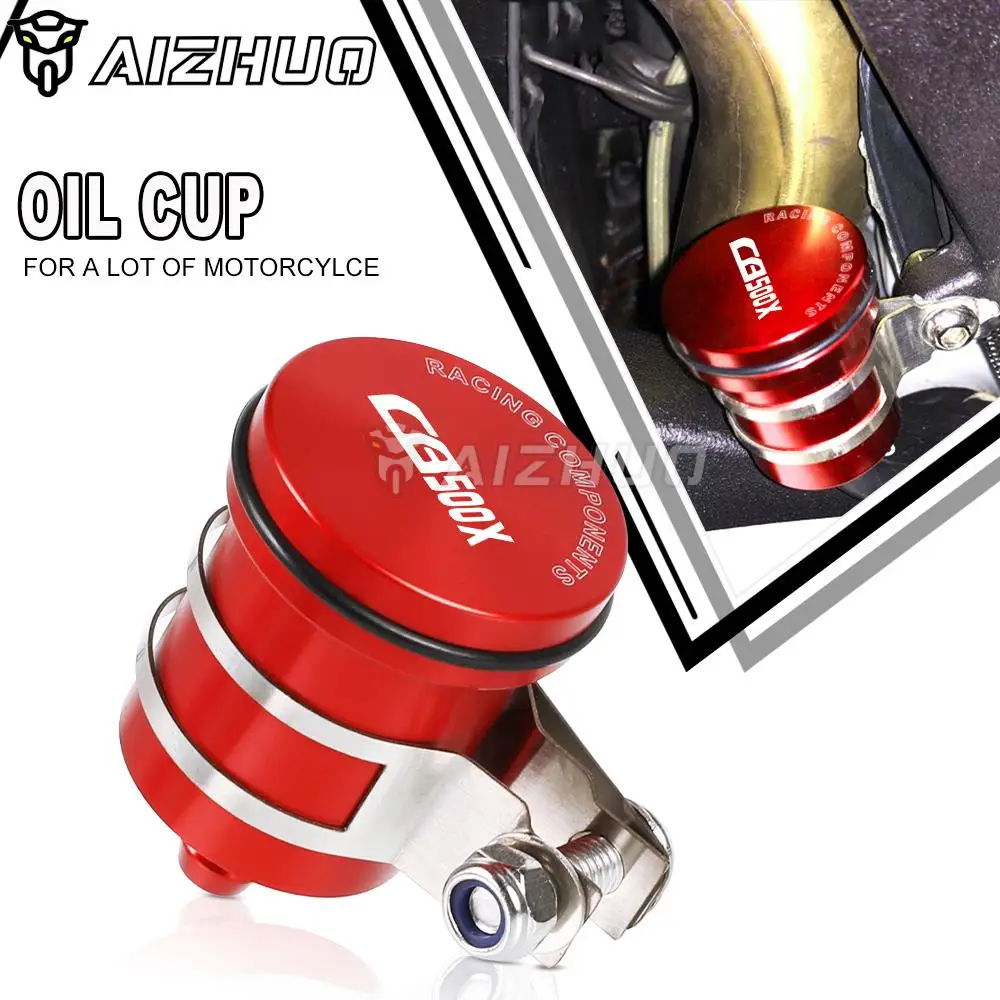 

Motorcycle Brake Fluid Reservoir Clutch Cylinder Tank Oil Fluid Cup For Honda CB500X 2013-2018 CB500 500X 2017 2016 2015 2014