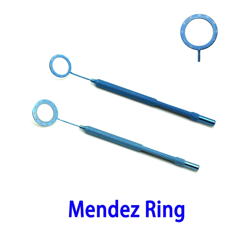 Medidor de Grado Oftálmico Mendez con Burbuja, Marcador Toríco, Anillo de Mendez, Instrumentos Oftálmicos Hi-Eye