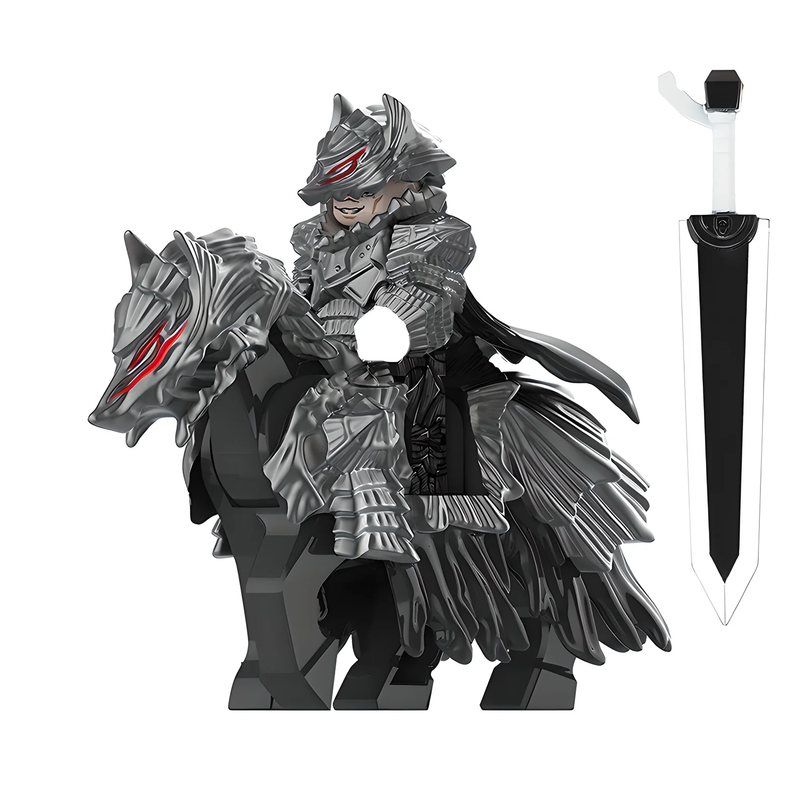 

Третья вечеринка Berserk Guts Building Blocks Мини-фигурки Игрушки