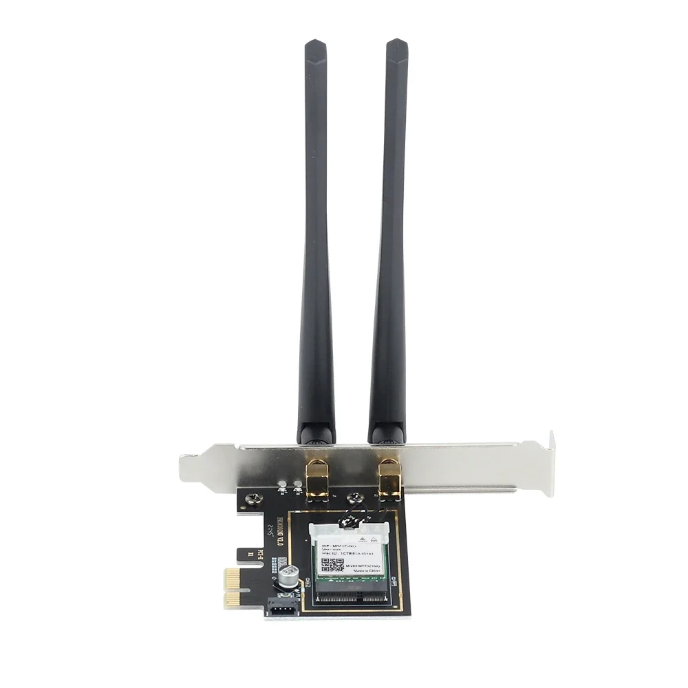 AX1800 Wifi 6 MT7921 PCI Express 1800Mbps Wireless Adapter Bluetooth 5.2 802.11AX Dual Band 2.4G/5Ghz For Win10