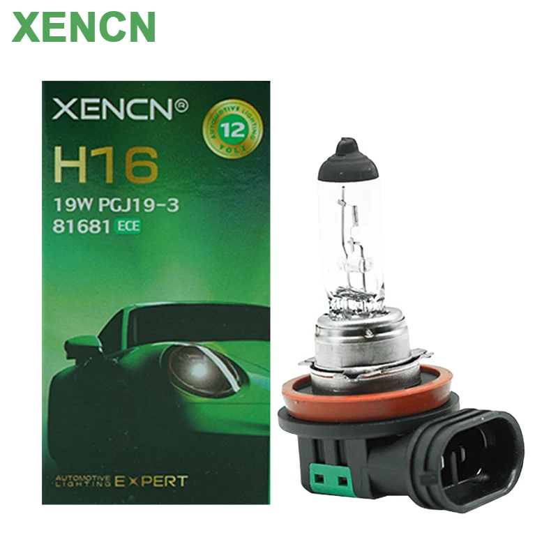 

XENCN H16 Автомобильная галогенная противотуманная фара 12 в 19 Вт PGJ19-3 81681 3200K стандартная фара оригинальная Стандартная автомобильная лампа OEM Качество, пара