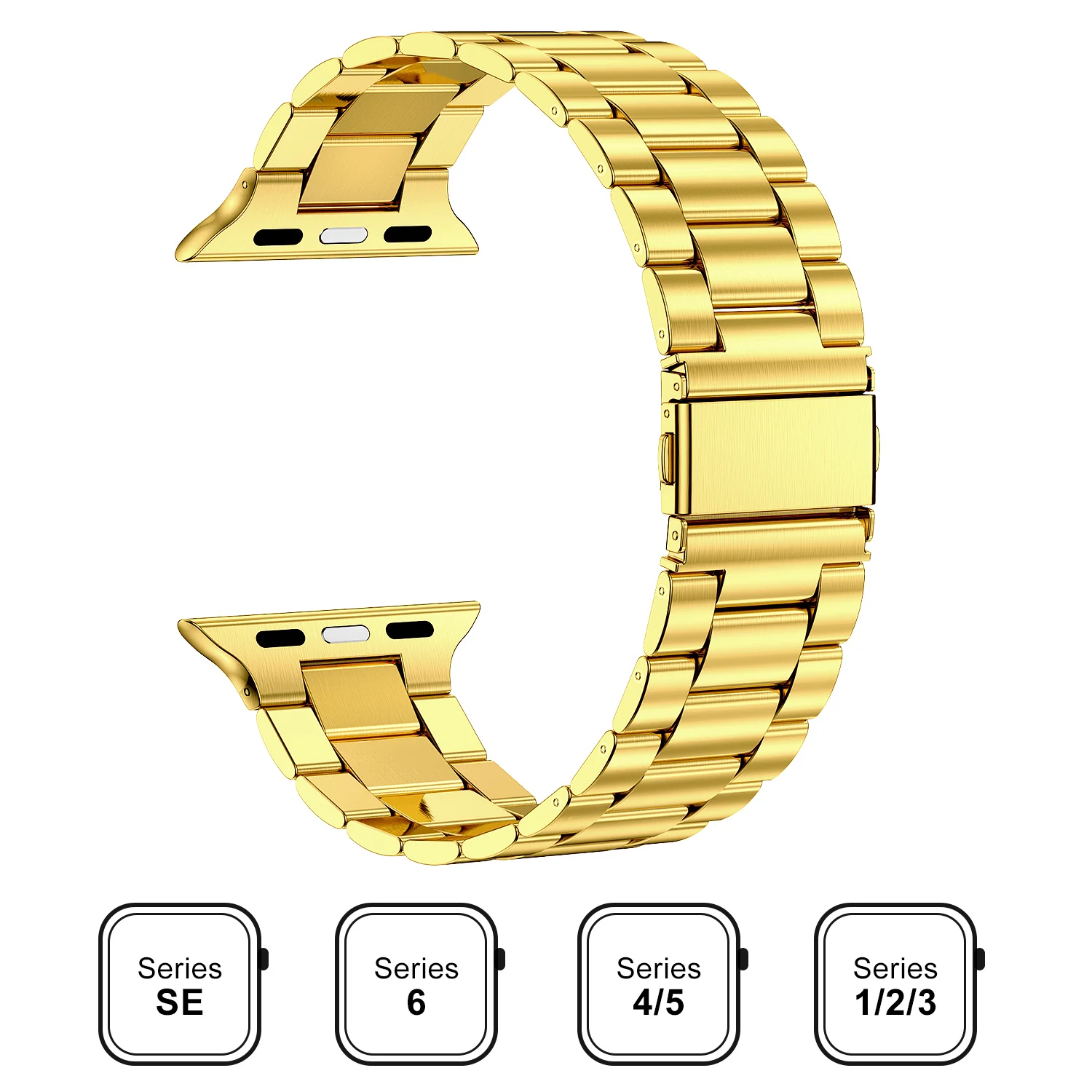 Neues Metallarmband für Apple Watch 12 11 10 46mm 45mm 44mm Edelstahl-Armband IWatch 9 8 7 6 SE 42mm 41mm 40mm 38mm Band – Detail 19