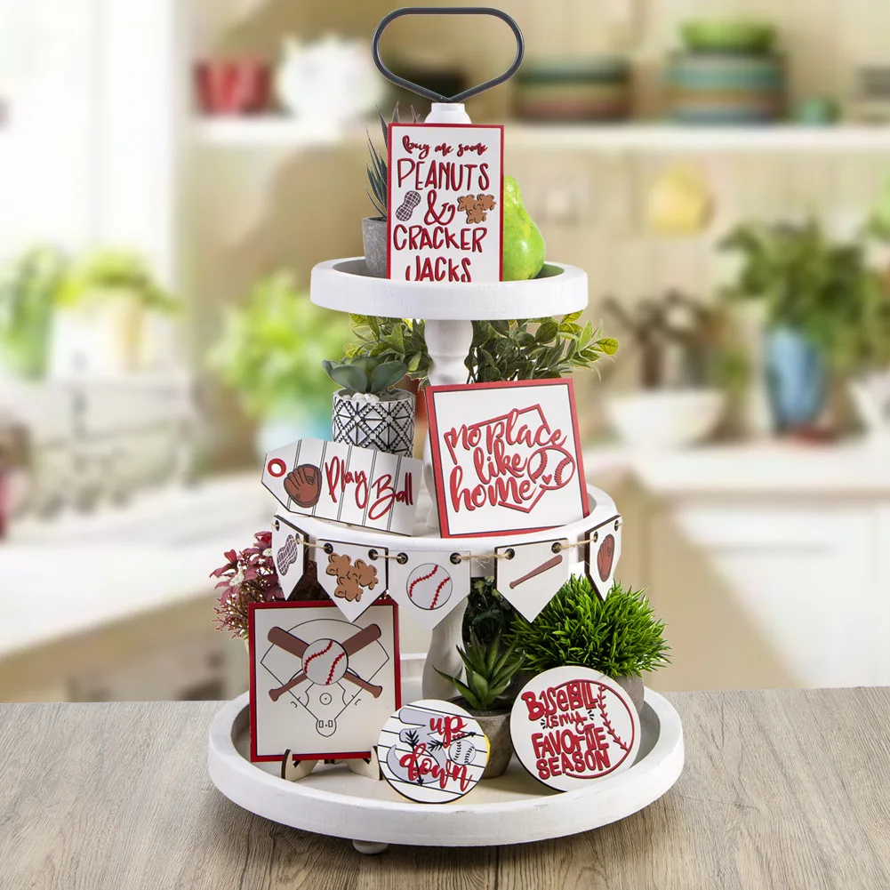 

Набор из ананаса, воды, фруктов, многослойный поднос, украшение, деревянный 3-уровневый декоративный поднос, украшения для лета, гном h