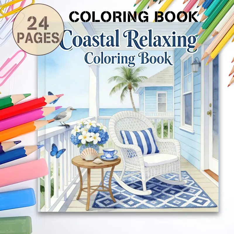 Adult Coloring Book,Daily Relaxing Creative Coloring for Adult Stress Relief,Diverse Patterns,Perfect Gift for Friends & Family