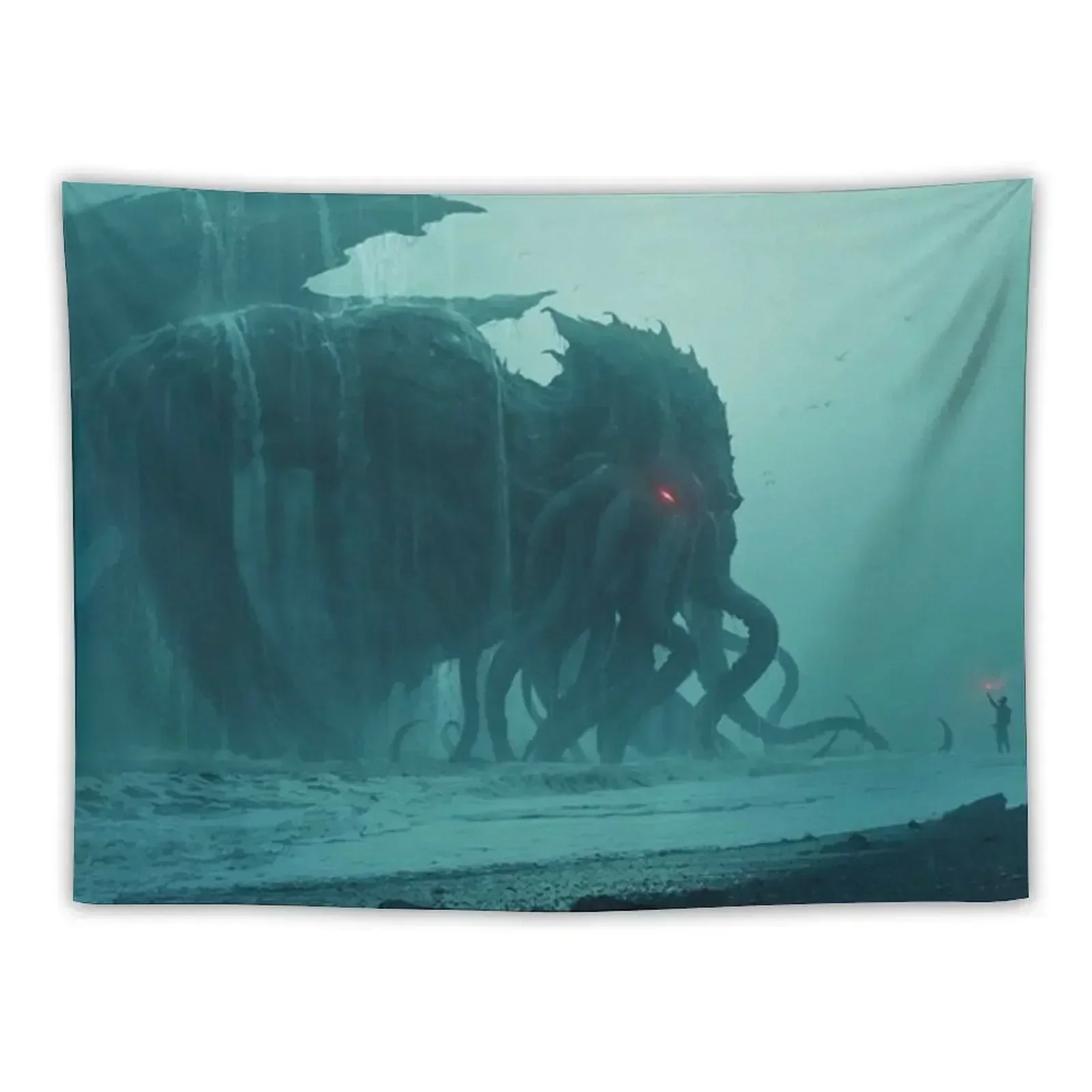 Cthulhu Awakens Painting Tapestry Decoration Home Home Decor Accessories Aesthetics For Room Home Decorations Tapestry