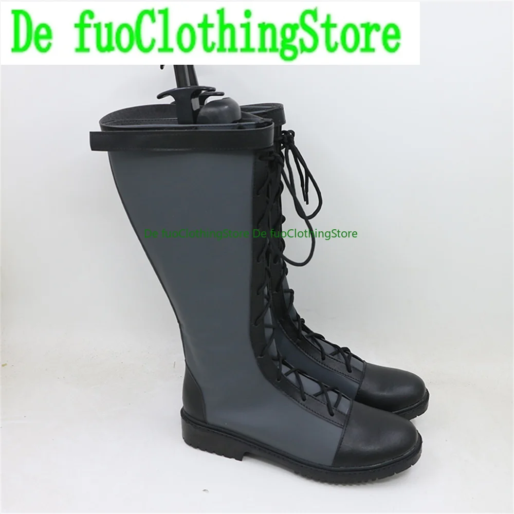 God Eater kannagi yuu Protagonista maschile Scarpe Cosplay Stivali Gioco Anime Halloween Natale DefuoClothing Negozio di scarpe