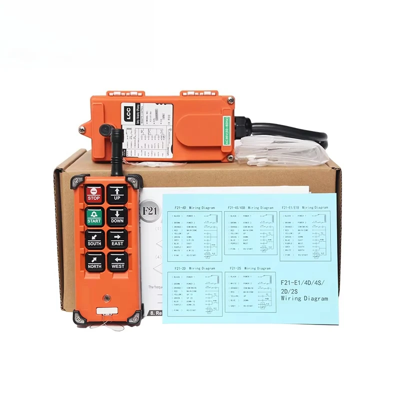 

F21-E1B 6 Keys Telecontrol up Industrial Wireless R f Motor Remote Control Switch