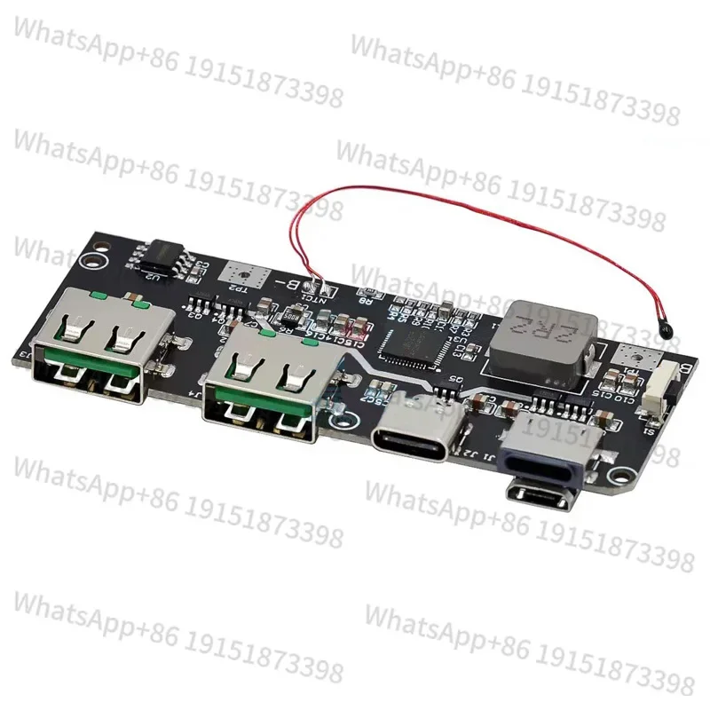 22.5W charging treasure 5-port bidirectional fast charging mobile power module circuit board diy motherboard sets QC4 + PD3.0