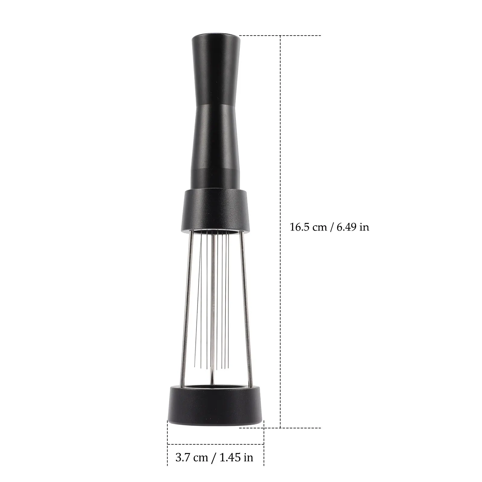 أداة تقليب مسحوق القهوة بالتساوي لأداة التحريك المصنوعة من الفولاذ المقاوم للصدأ القابلة لإعادة الاستخدام للإسبريسو - مثالية للمنزل والفندق،