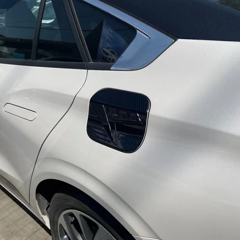 

ABS Fuel Gas Tank Cover Trim For Ford Fusion Mondeo Evos 2021 2022 2023 Car Accessories Stickers W4