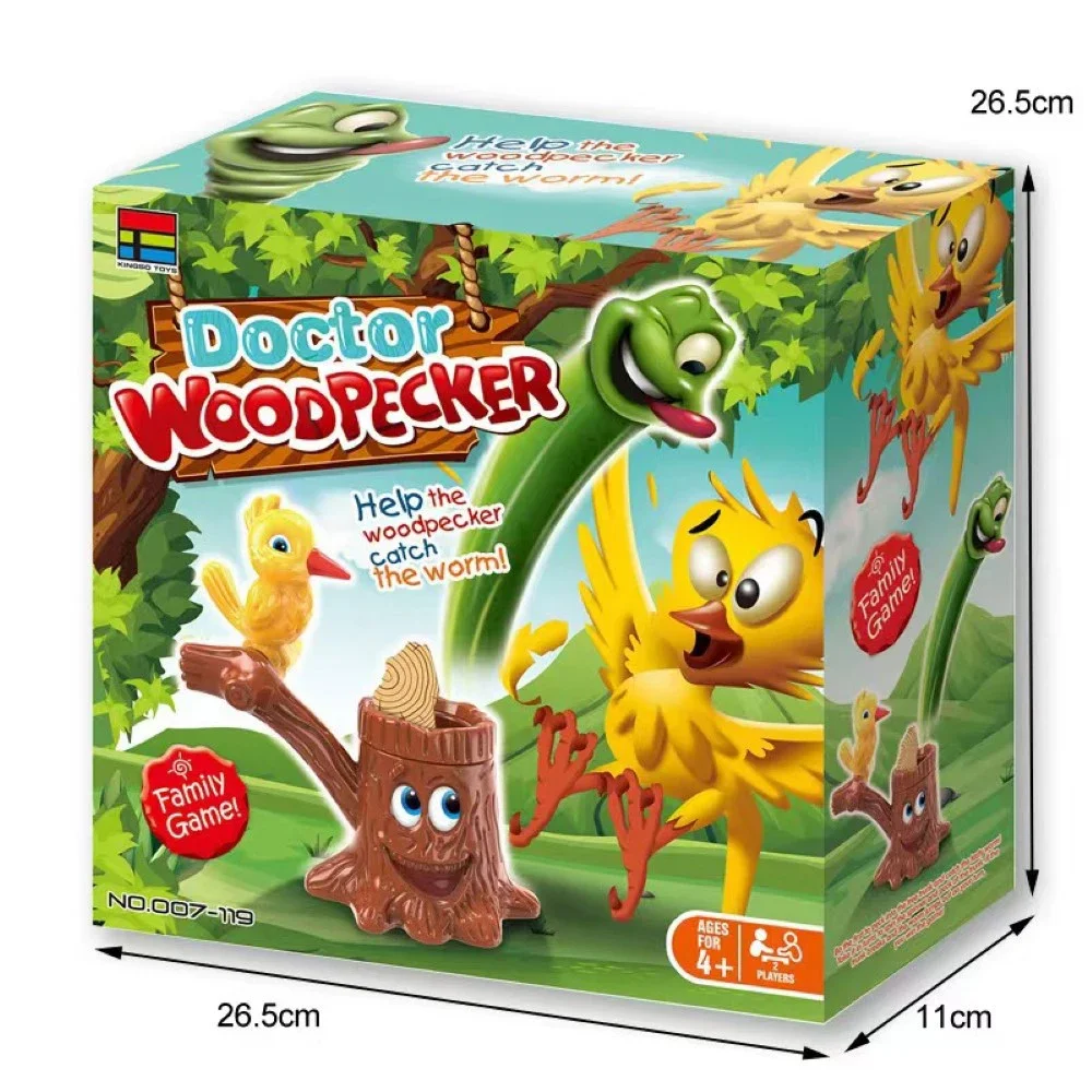 Children's tabletop games, woodpecker puzzles, insect catching games, parent-child interactive multiplayer toys, Christmas gifts