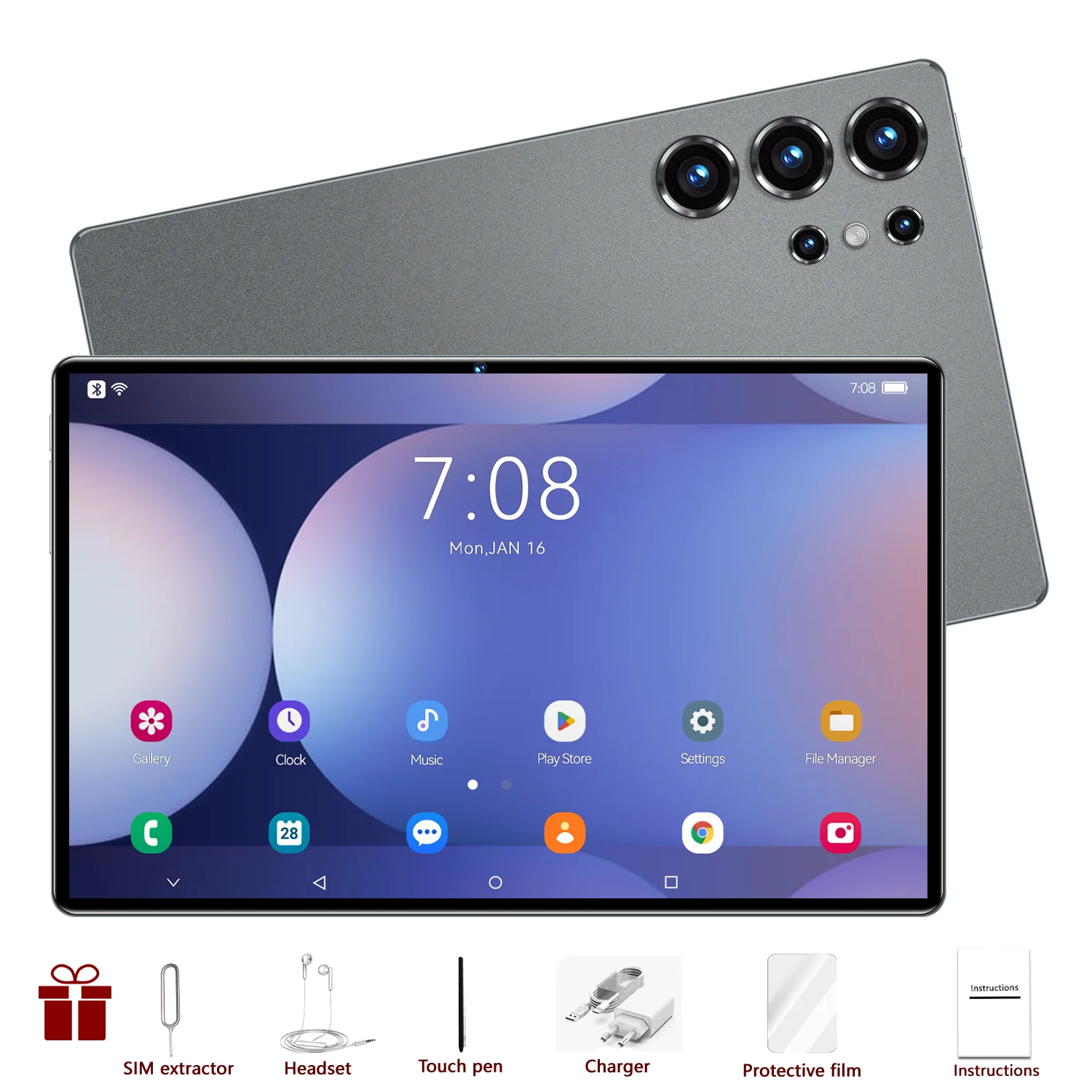 2025 S25 UItra Tablet Android 15 Tablette 22GB+2T Tablet PC WiFi Snapdragon 8 Gen3 Original Global Version 5G Dual SIM Card