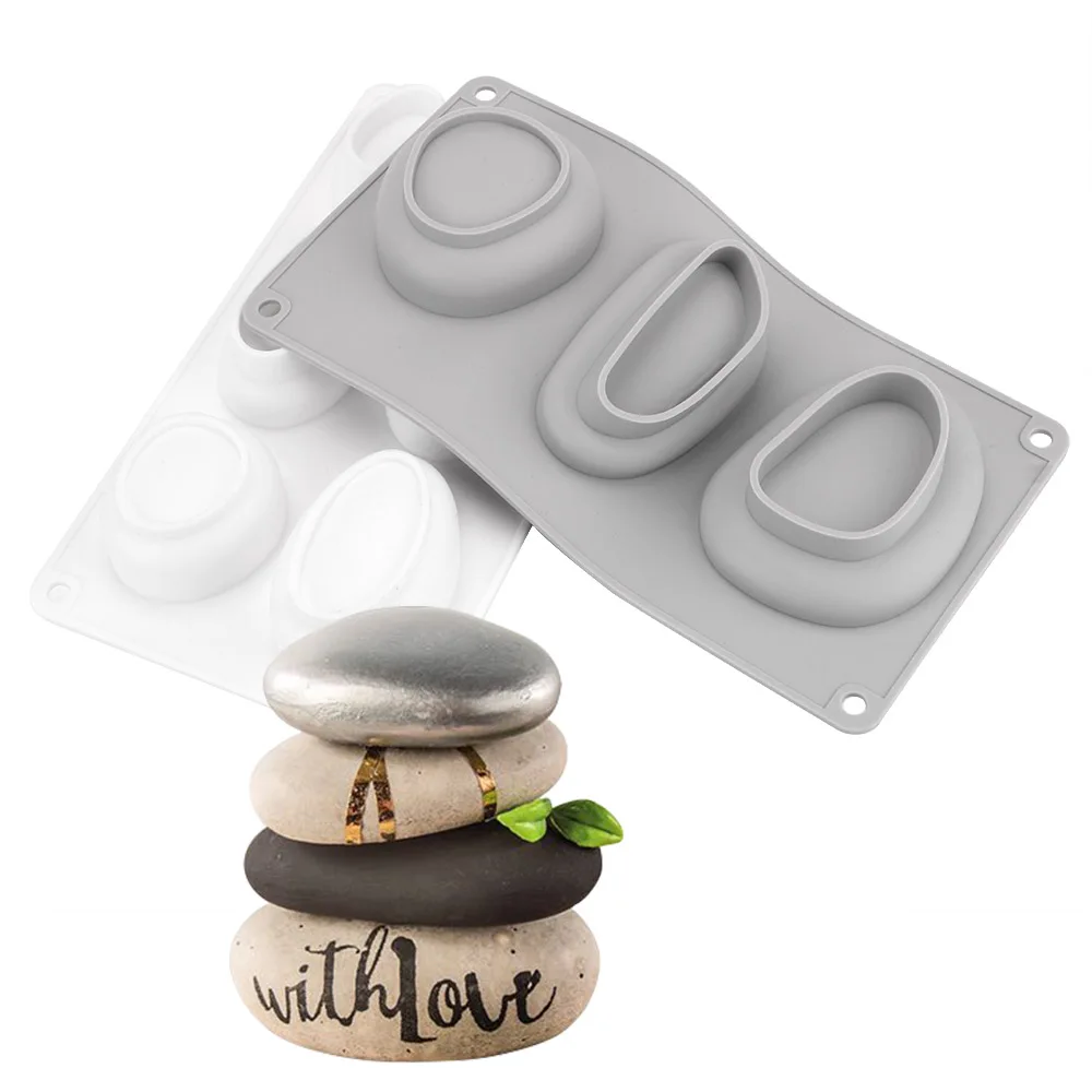 Силиконовая форма для торта в форме круглого камня, инструменты для украшения торта, сделай сам, для гипса, бетона, десертного мусса, форма для мыла, форма для выпечки