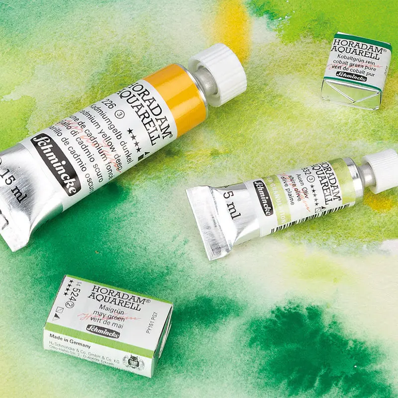 German Schmincke - HORADAM® AQUARELL-Finest Artists' Watercolor, Highest Quality Artist Pigments For Creating Beautiful Artworks