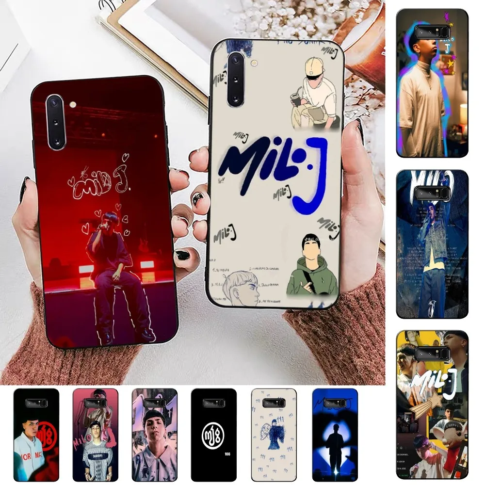 Milo J Singer Phone Case For Samsung Note 8 9 10 20 Pro Plus Lite M 10 11 20 30 21 31 51 A 21 22 42 02 03