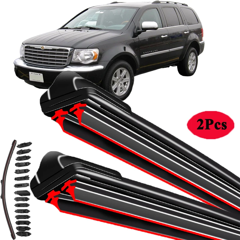 

For Chrysler Aspen 2006-2009 Car Windshield Wiper Blade Front Windscreen Brushes Washer Accessories Cleaning Replacement Parts
