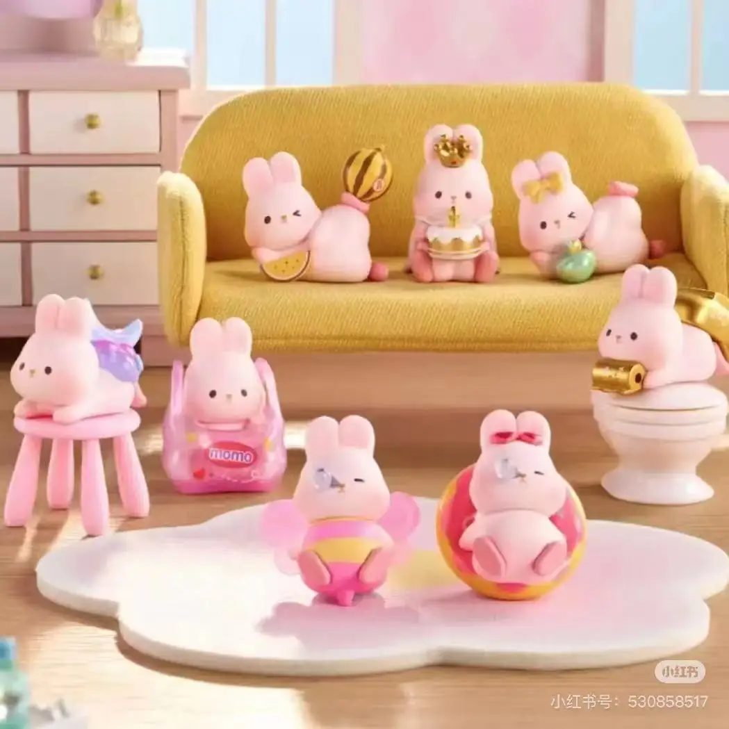 Hot Selling Momo Bunny 24-Hour Life Diary Series Blind Box Mystery Box Caixa Caja Doll Gift Decoration Anime Character Toy