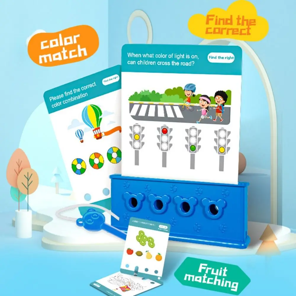 لعبة ألغاز مفتاح المنطق الإنجليزي من مونتيسوري، لعبة مطابقة، مفتاح المنطق التعليمي المبكر، تدريب ثلاثي الأبعاد متعدد الوظائف