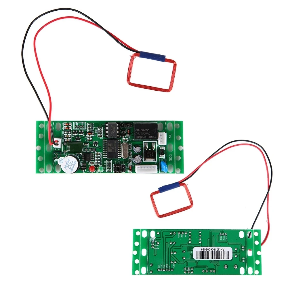 Imagem -02 - Placa de Controlo Embutida para Controlador de Acesso Novos Acessórios para Portas dc 912v 2000 Capacidade do Utilizador 125khz 9-12v