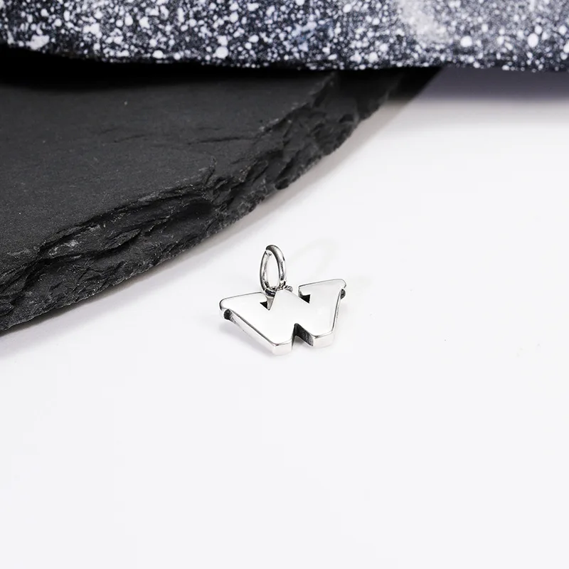 S925 Vintage Enamel Gnome Handbag Leaf Letter W Charms Pendants Fit Bracelet Necklace Women DIY Hand‑made Jewelry
